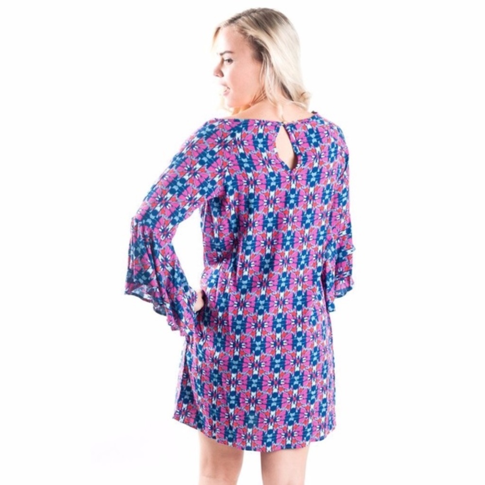 Last chance Donating May 9! Flared Sleeve Dress - Fireside - Picture 2 of 4